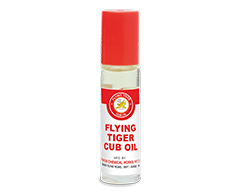 Flying tiger cub oil is used for influenza, toothaches, muscular pain, insect bites, etc