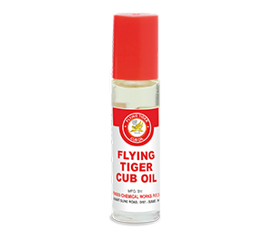 Flying tiger cub oil is the pain reliever oil formulated by Rangoon Chemicals which can be used for toothaches, muscular pain, insect bites, etc
