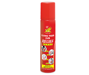Rangoon Chemicals - Flying Tiger Spray is the pain reliever Spray which can be used for back pan, joint pain, muscle pain, etc