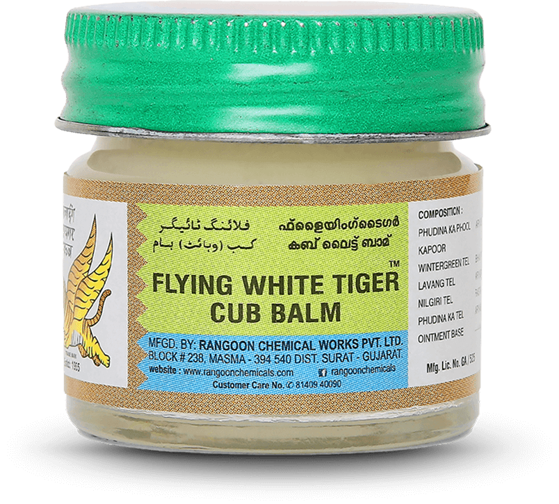 Flying White Tiger Cub Balm